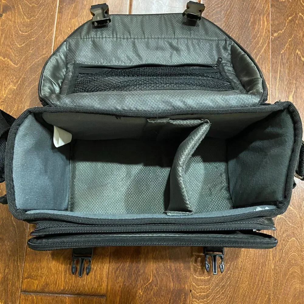 Nikon Genuine DSLR Camera Photography Black Gray Adjustable Shoulder Bag